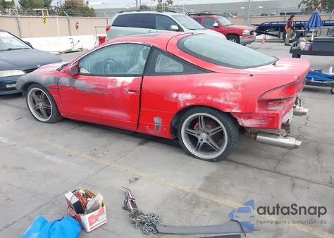 1997 Mitsubishi Eclipse Gsx z USA, uszkodzony, nr VIN 4A3AL54F1VE018201